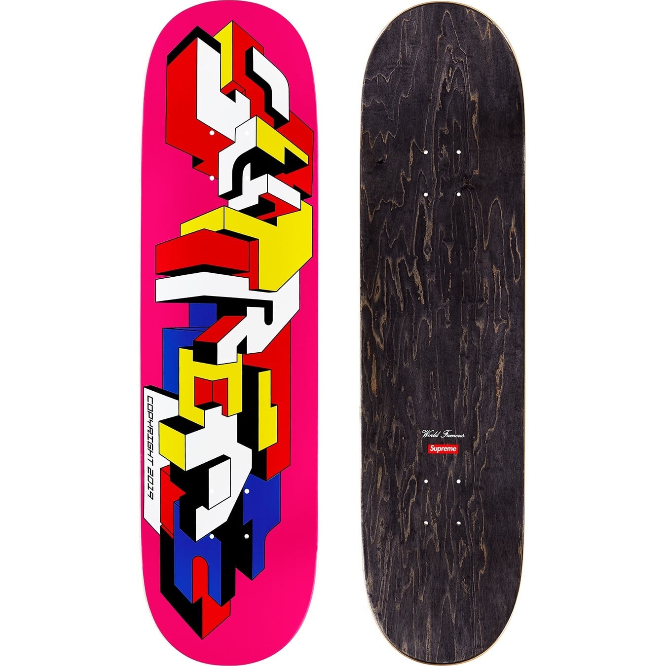 Delta Logo Skateboard view 2
